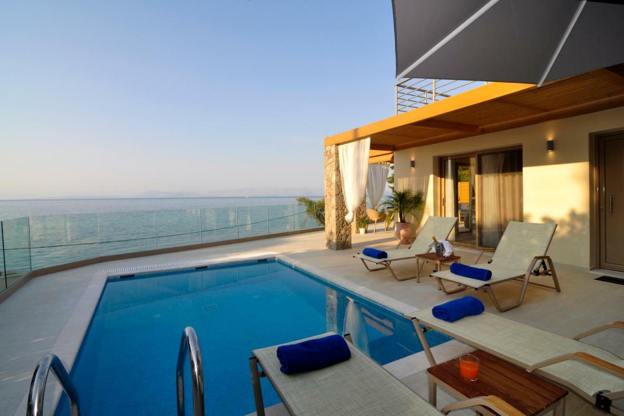 Casa Del Mar Apartment Mpoukaris Bagian luar foto