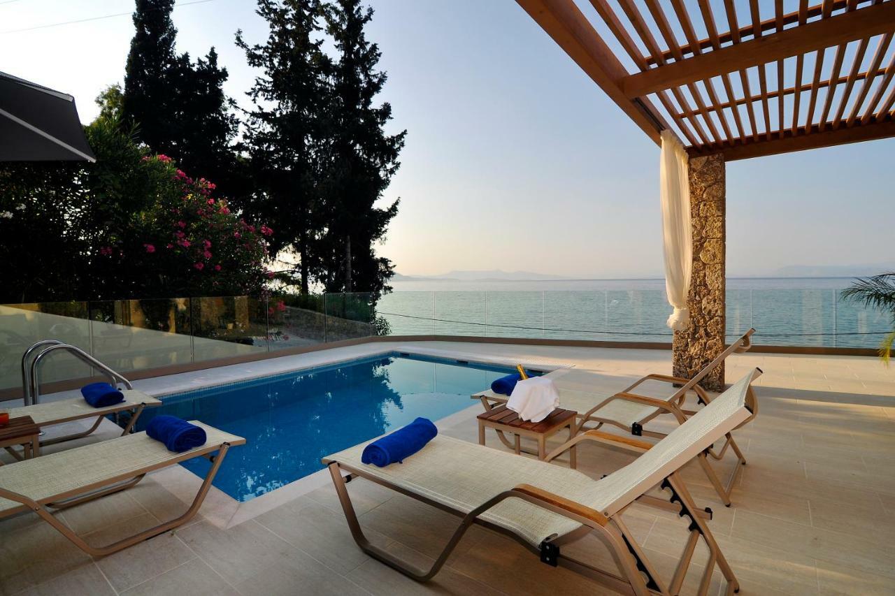 Casa Del Mar Apartment Mpoukaris Bagian luar foto
