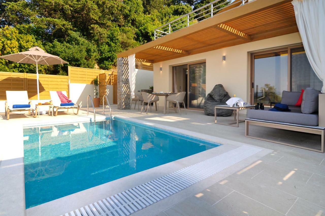 Casa Del Mar Apartment Mpoukaris Bagian luar foto
