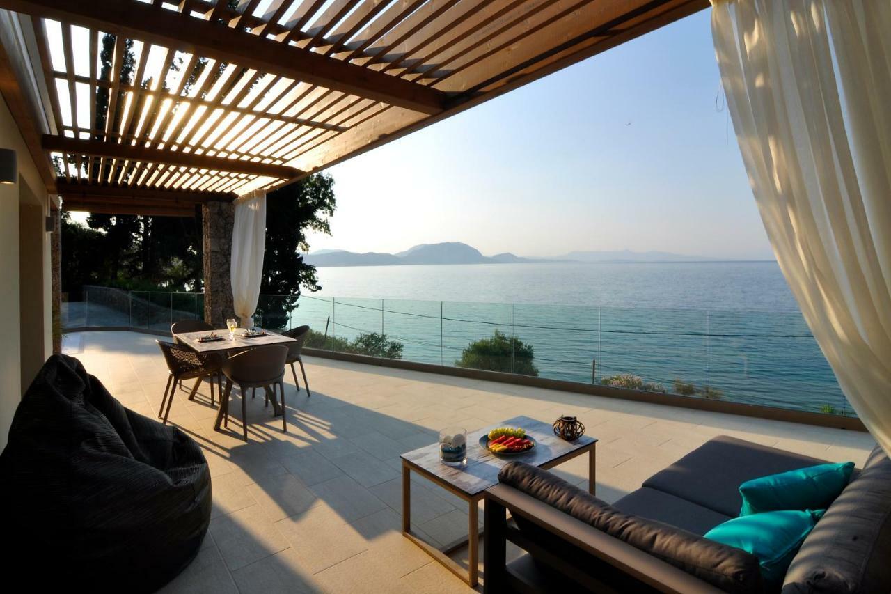 Casa Del Mar Apartment Mpoukaris Bagian luar foto