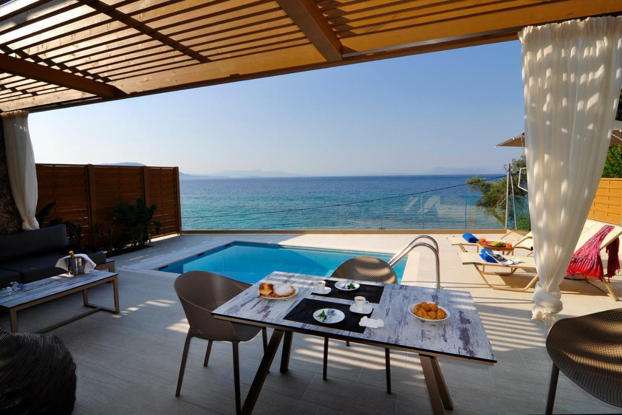 Casa Del Mar Apartment Mpoukaris Bagian luar foto