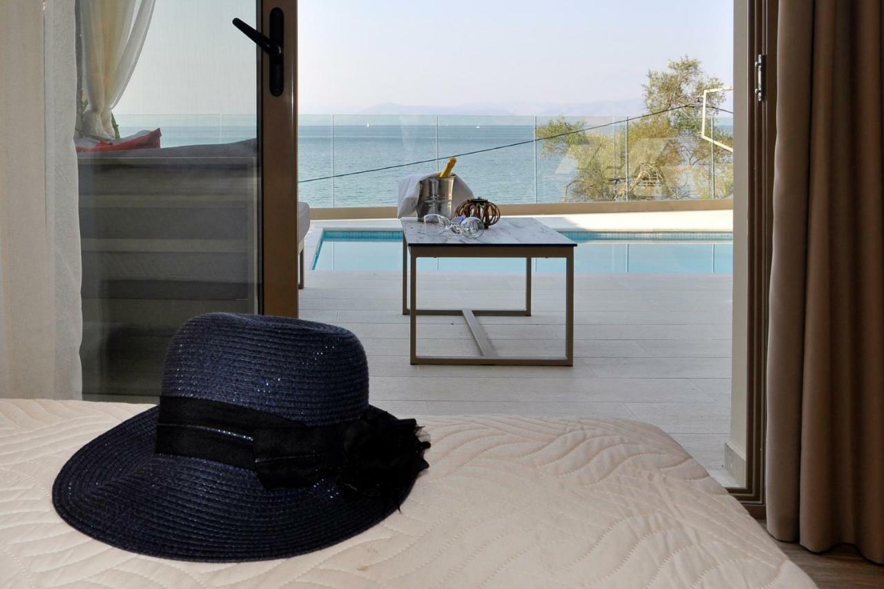 Casa Del Mar Apartment Mpoukaris Bagian luar foto